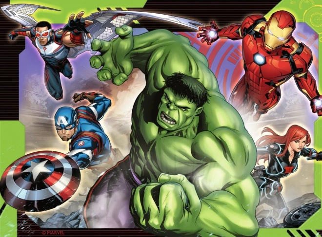 Ravensburger Puzzle Avengers Helden 4-in-1