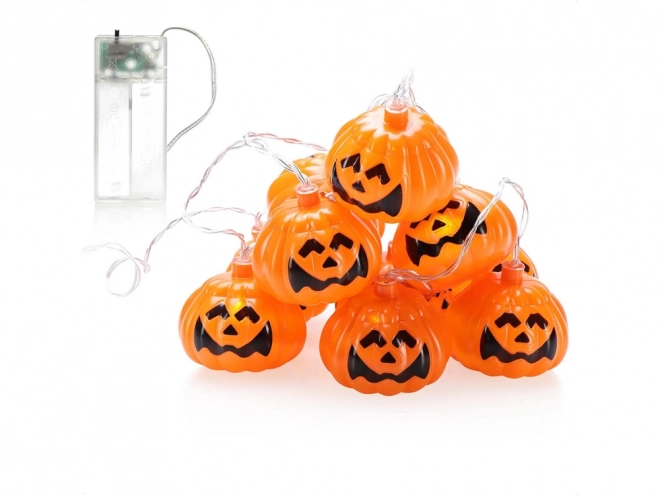 Halloween Kürbis LED Lichterkette 200cm