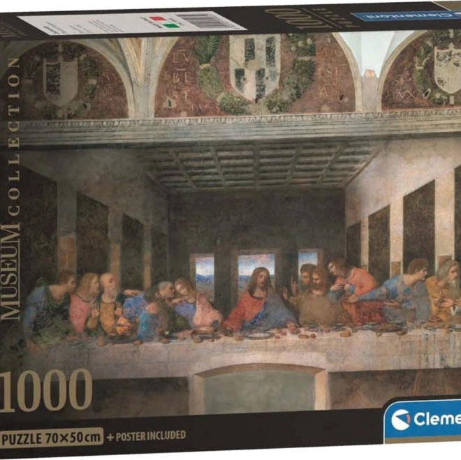 Puzzle CLEMENTONI Museum Collection: Das letzte Abendmahl 1000 Teile
