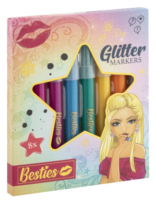 Glitzerstifte Besties 8er-Set