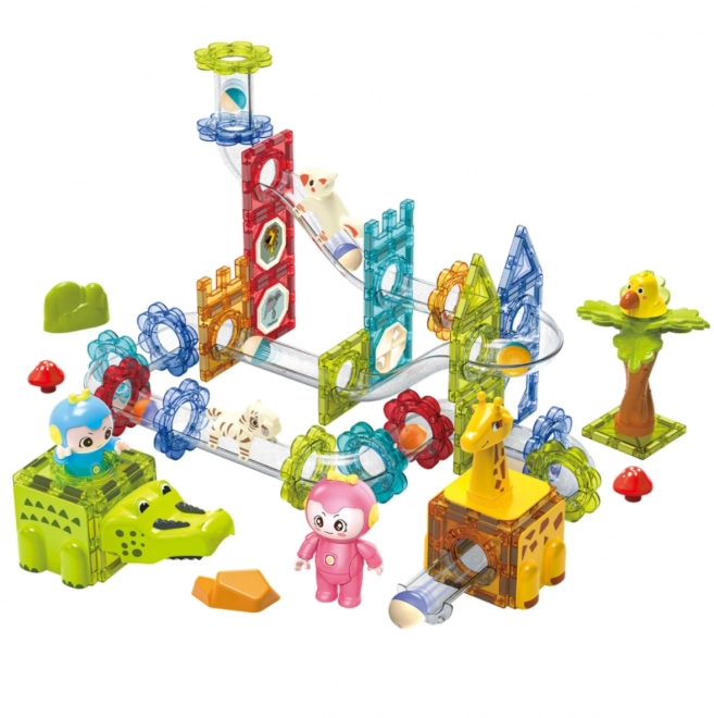 Woopie Magnetische Bauklötze Tierparadies Spielset