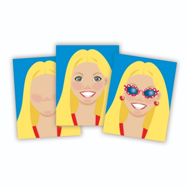 Sticker-Set für Mädchen – Gesichter