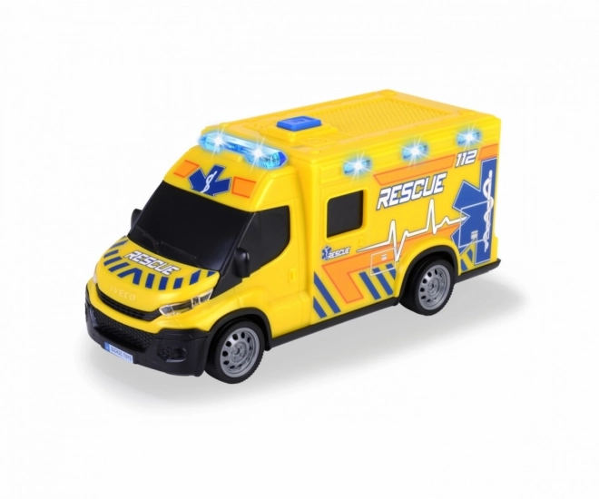 Iveco Rettungswagen mit Licht und Sound 18 cm