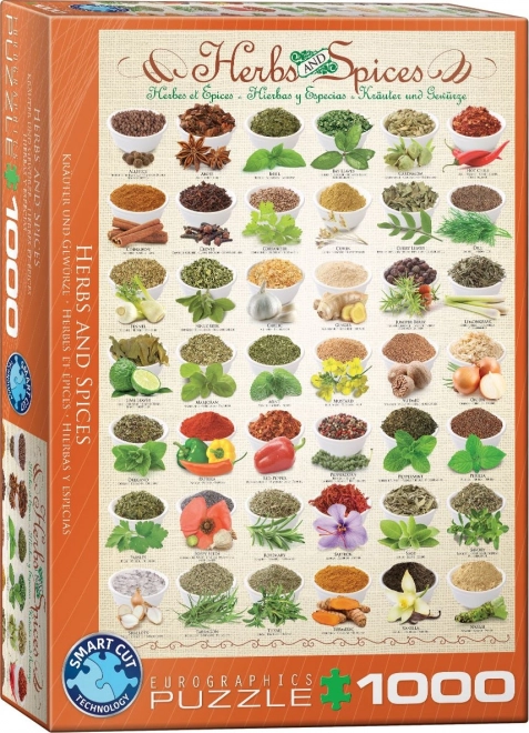 Eurographics Puzzle Kräuter und Gewürze 1000 Teile