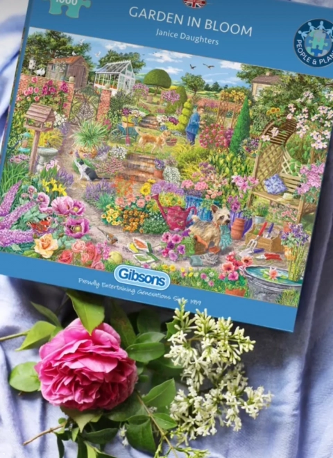 Puzzle Blühender Garten 1000 Teile