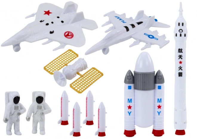 Space Figurenset Astronauten Und Raketen