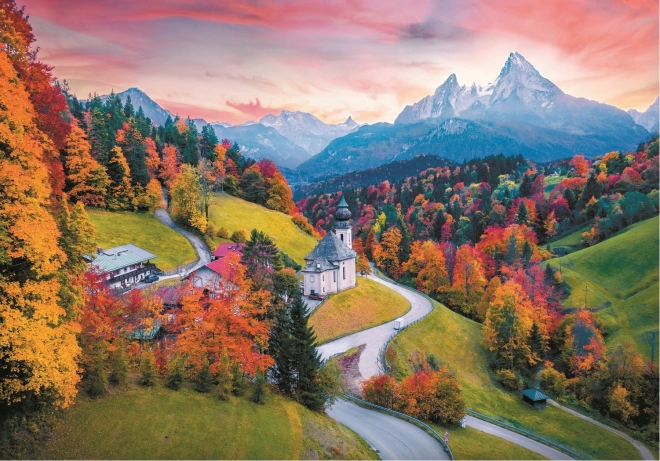 TREFL Puzzle Wandern am Fuße der Alpen 1000 Teile