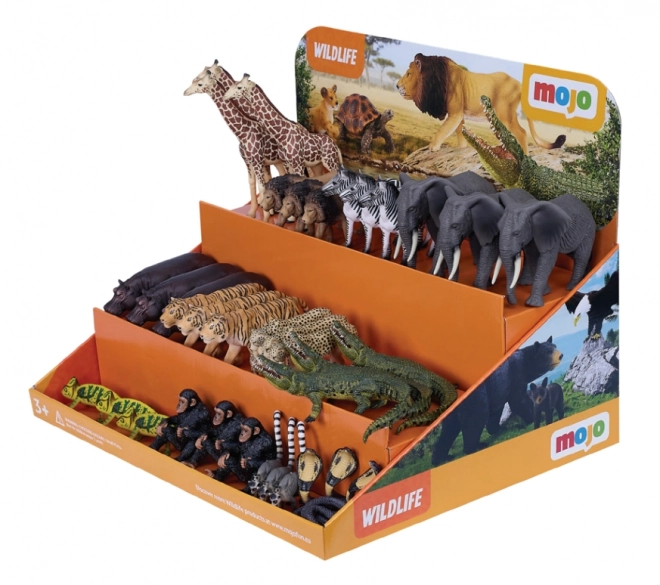 Mojo Zoo-Tiere Pappdisplay