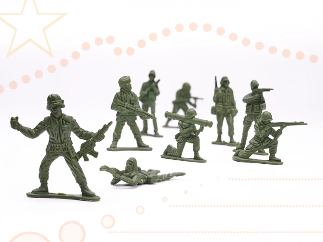 Figuren-Set Militärbasis mit 114 Teilen