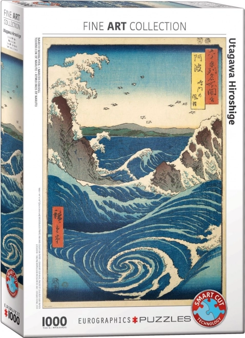 Puzzle Naruto Wasserwirbel von Hiroshige 1000 Teile