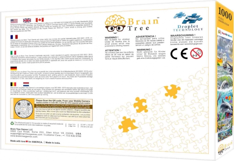 Einzigartiger und zufälliger Schnitt der Teile
