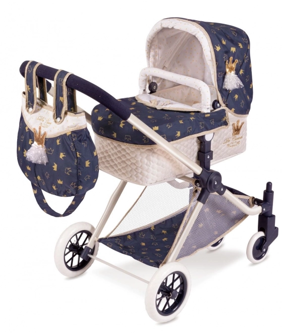 Puppenwagen 3 in 1 XL mit Tasche Classic Gold