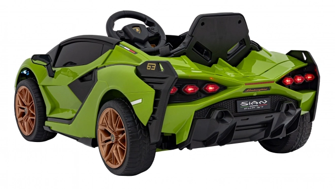 Lamborghini SIAN Kinderauto mit Batterie und Fernbedienung – Grün
