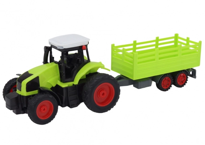 Fernbedienbarer Traktor mit Anhänger 1:16 Grün