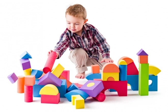 Weiche Schaumstoff-Bausteine für Kinder 54 Stück