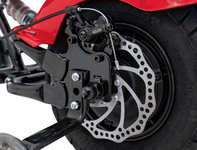 Chopper Warrior Rotes Motorrad