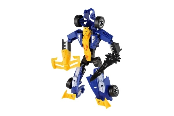 Transformer Auto/Roboter Rennformel aus Kunststoff 19cm