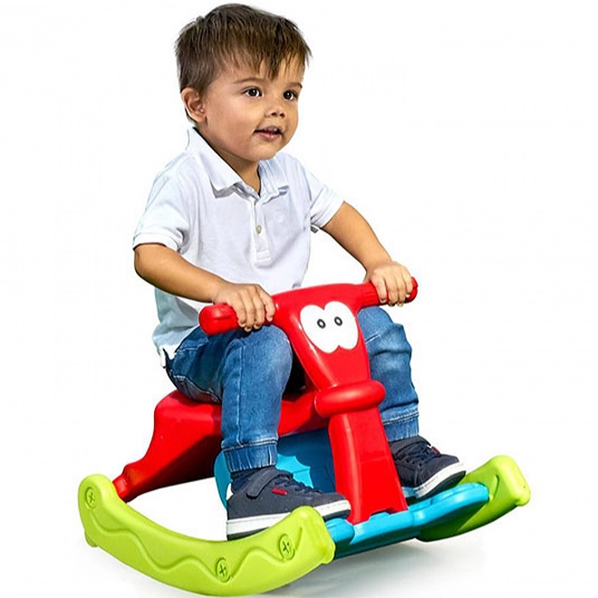 Bunter Schaukelstuhl für Kinder 2-in-1