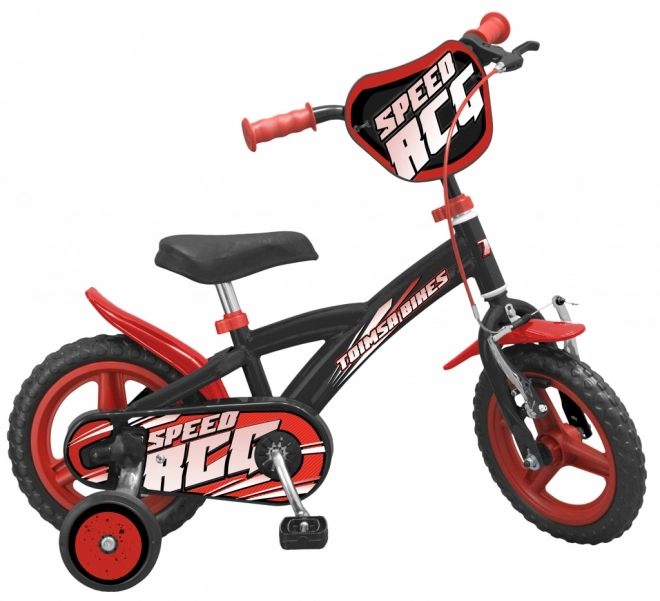 Kinderfahrrad Toimsa Speed Schwarz/Rot 12 Zoll