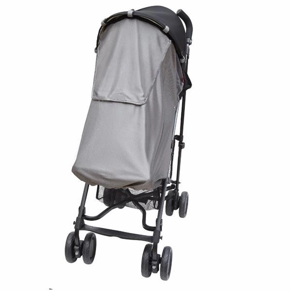 UV-Schutz für Kinderwagen silber