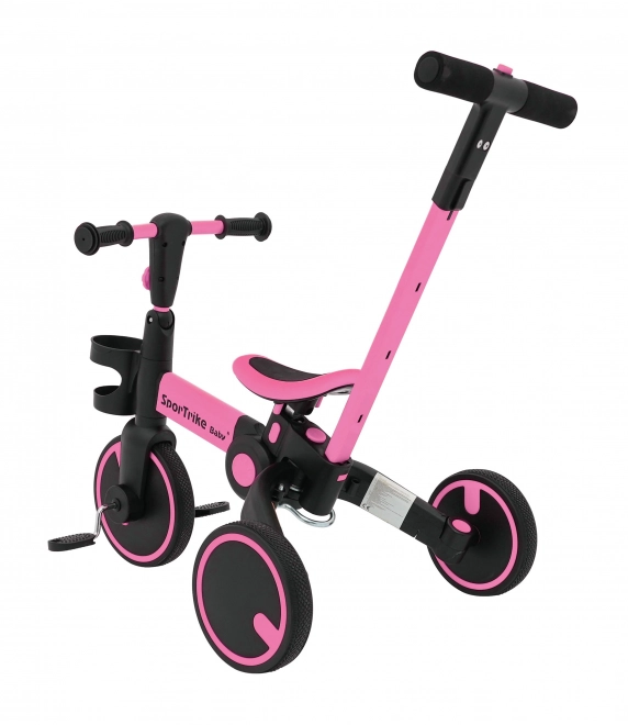 Dreirad Happy Bike 3-in-1 Sportrike Rosa