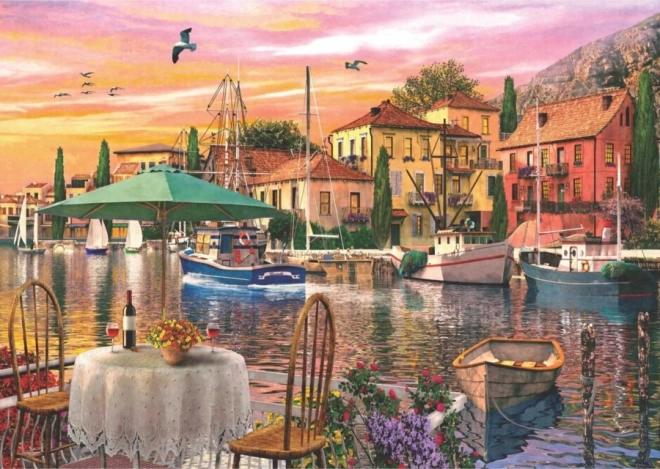Puzzle Hafen bei Sonnenuntergang 3000 Teile