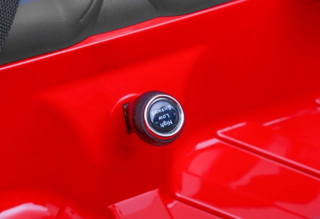 BMW X6M XXL pro 2 Kinder Rot + Fernbedienung + Ökoleder + Sicherheitsgurte + Langsamer Start + MP3 USB + LED-Leuchte
