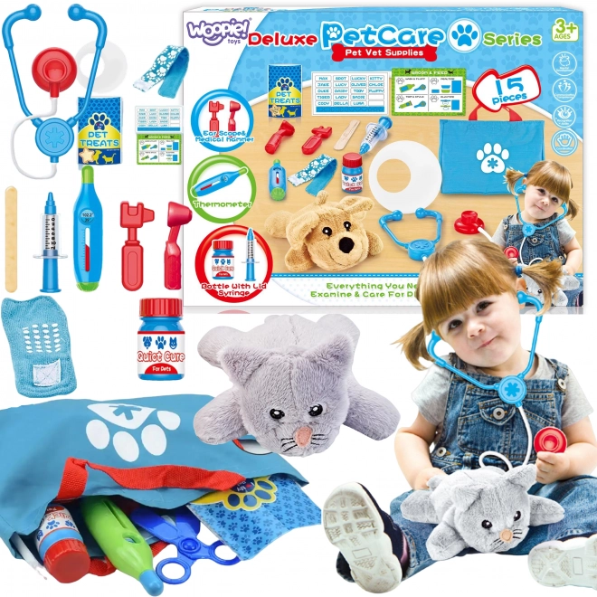 Woopie tierarztspielzeug set für kinder