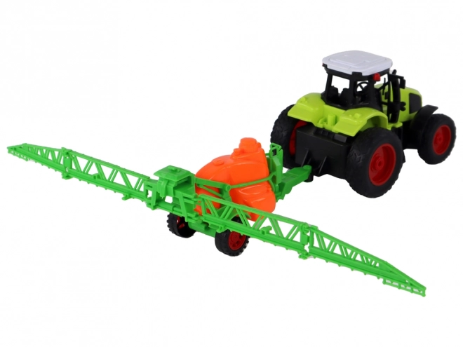 Ferngesteuerter Traktor mit Sprühanhänger 1:16