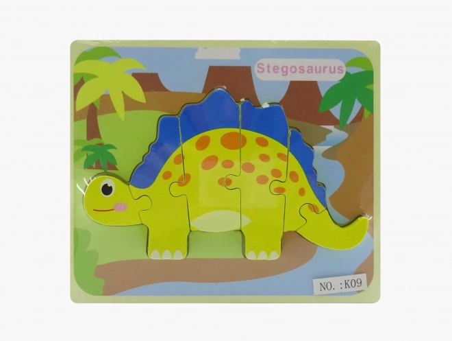 Holzpuzzle Dinosaurier