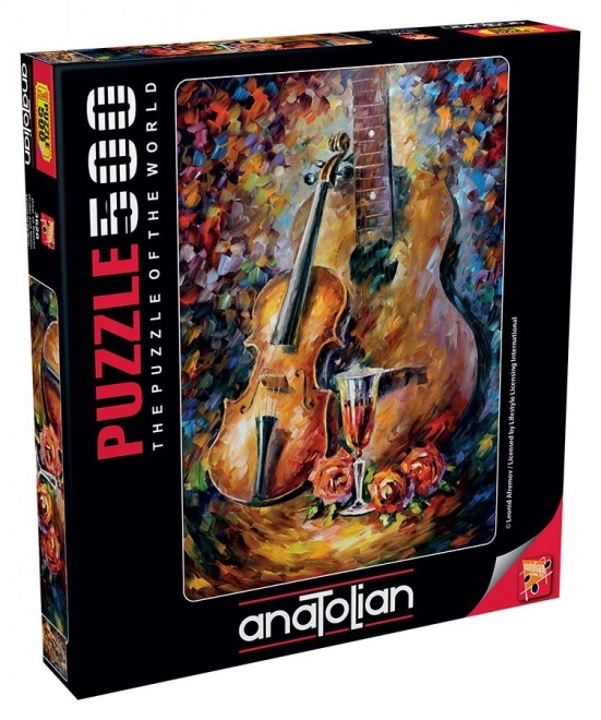 Puzzle Gitarre und Geige 500 Teile