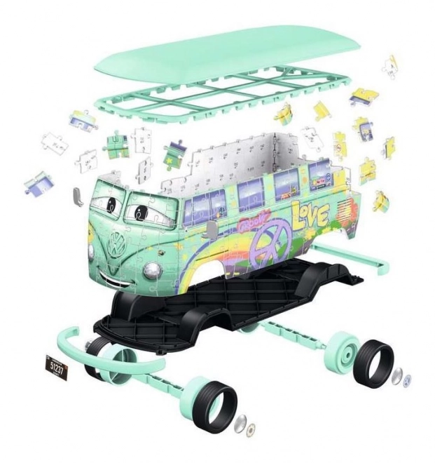 Ravensburger 3D Puzzle Autobus Volkswagen T1 Fillmore