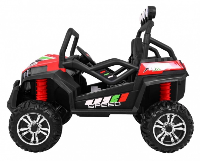 Elektrisches Kinderauto 4x4 mit Polsterung, MP3 und Lichteffekten