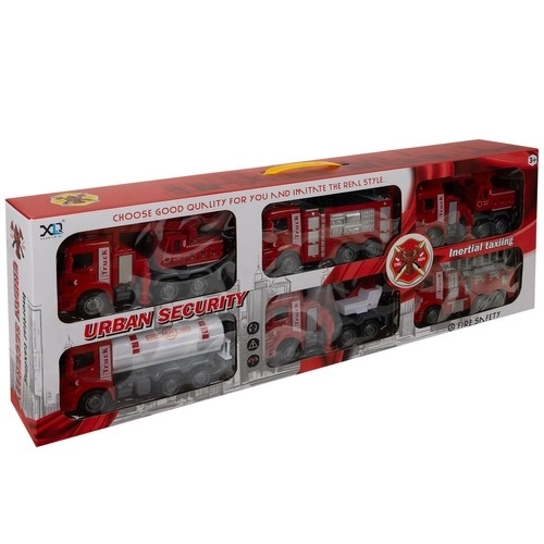 Feuerwehrautos Set für Kinder 6 in 1