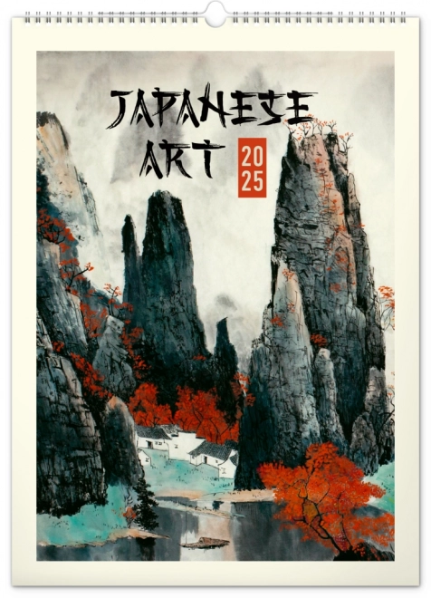 Wandkalender Japanische Kunst Vintage Poster 2025