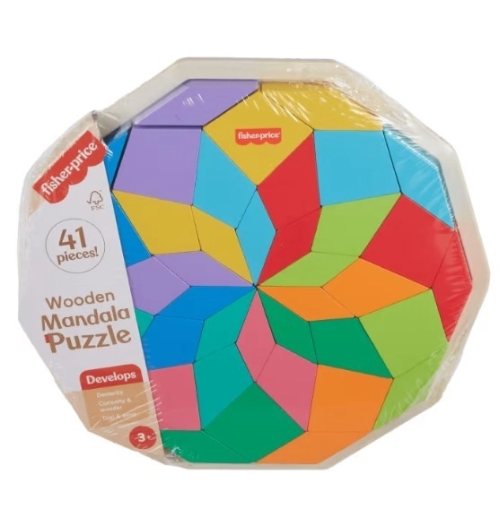 Holzpuzzle zur Förderung der Bildung Mandala