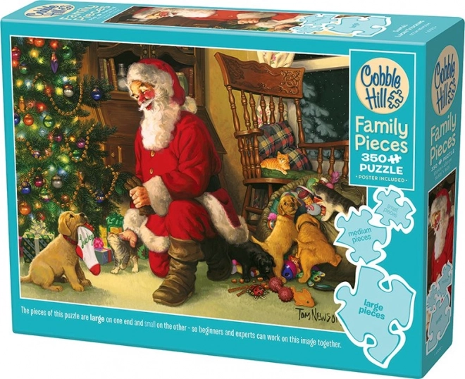 Cobble Hill Familienpuzzle Weihnachtsstrumpf 350 Teile