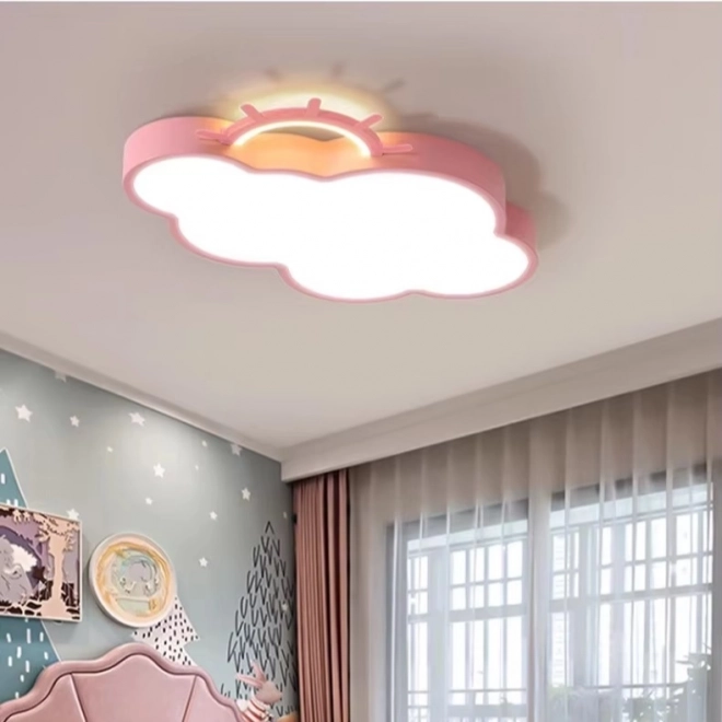 LED-Lampe rosa Wolke mit Fernbedienung