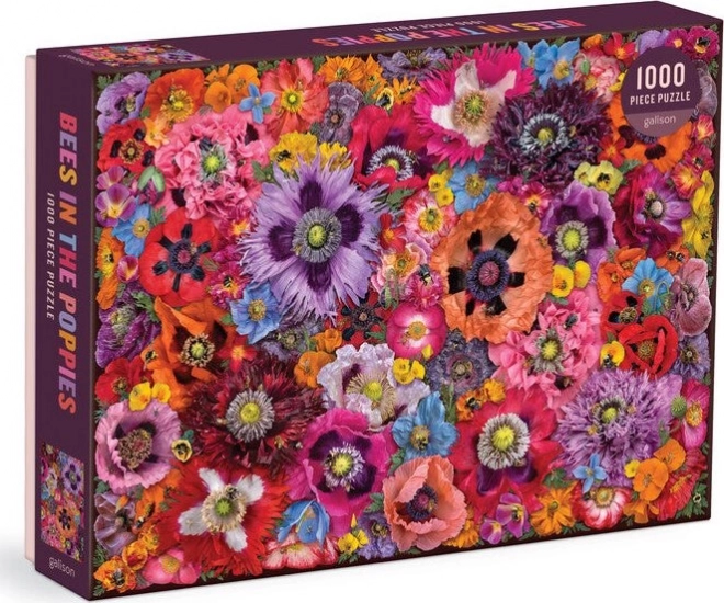 Bienen zwischen Mohnblumen Puzzle 1000 Teile