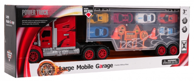 LKW-Autoträger mit Garage
