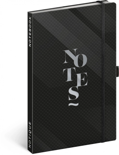 Eleganter NOTIQUE Notizblock mit Linien, 13 x 21 cm