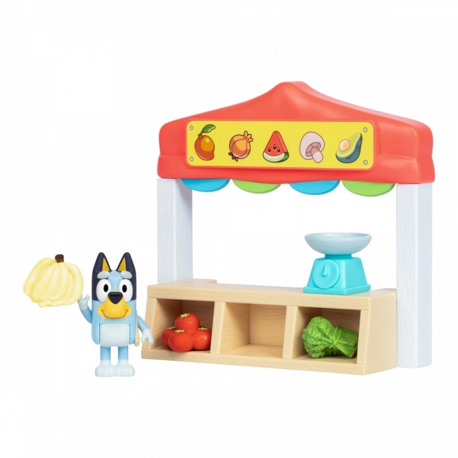 Bluey Mini Figuren Set - Einkaufsmarkt