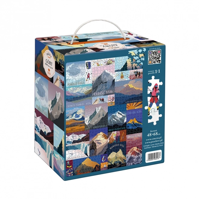 Puzzlove Puzzle 1000 Teile - Berge 8000 m