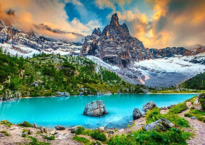 ENJOY Puzzle – Lago di Sorapis, Dolomiten (Italien), 1000 Teile