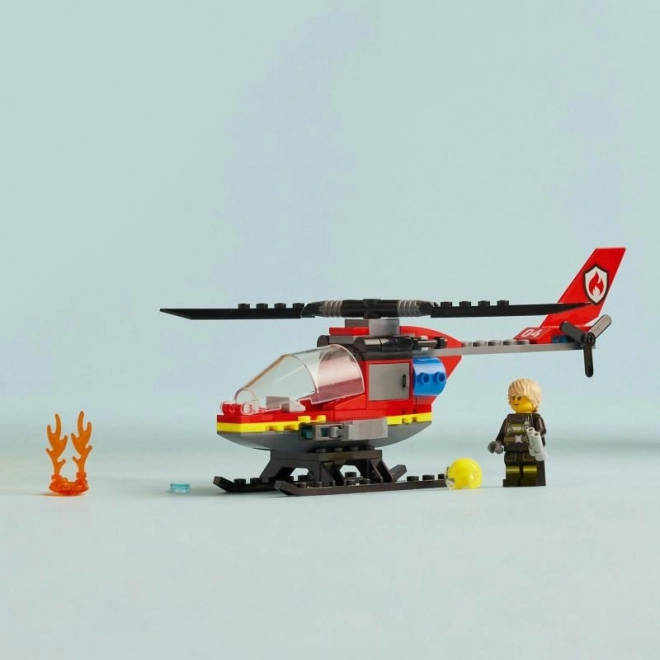 Feuerwehrhelikopter Rettungsmission Spielset