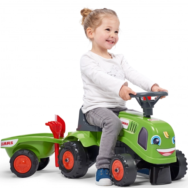 Falk Lauflernwagen Baby Claas mit Anhänger
