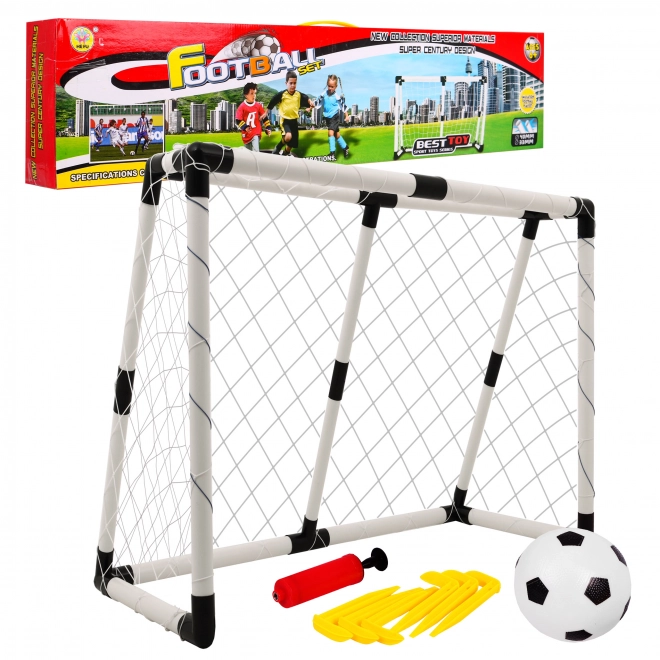 Großes Fußballtor für Kinder 6+ mit Ball und Pumpe