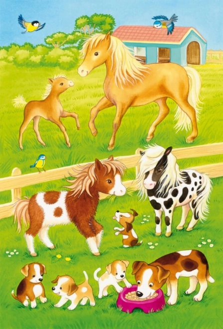 Freunde vom Bauernhof Puzzle Set