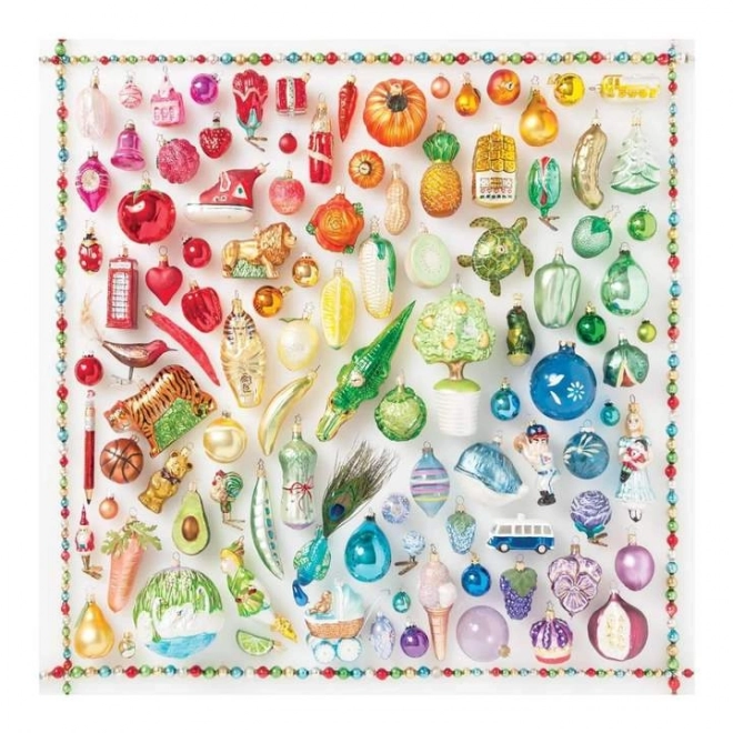 Galison Puzzle Regenbogenornamente 500 Teile