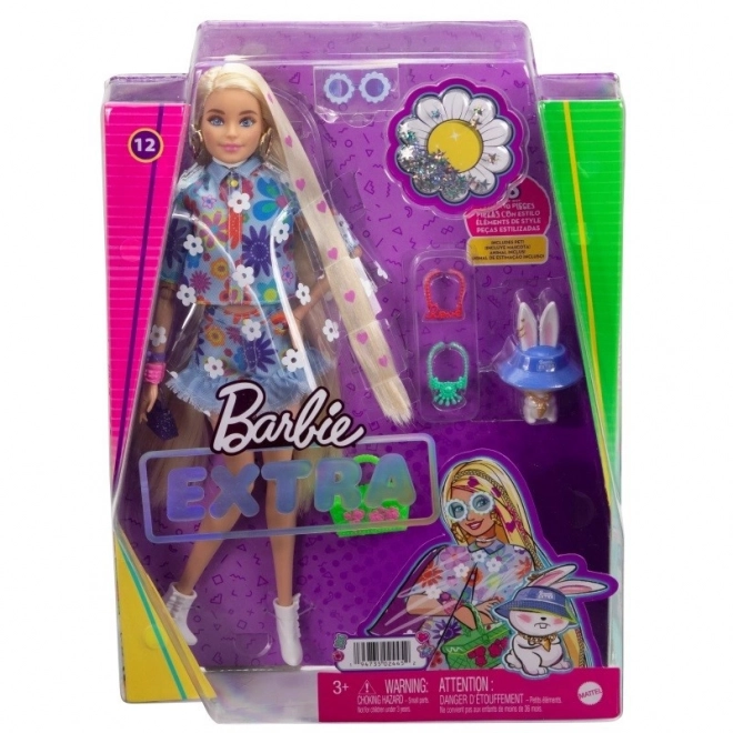 Barbie Extra Puppe mit Häschen-Begleiter